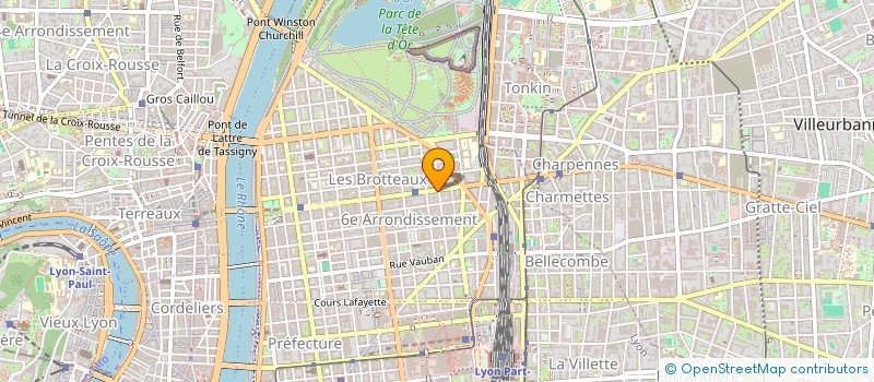 localisation de l'entreprise SCI JFC  LYON