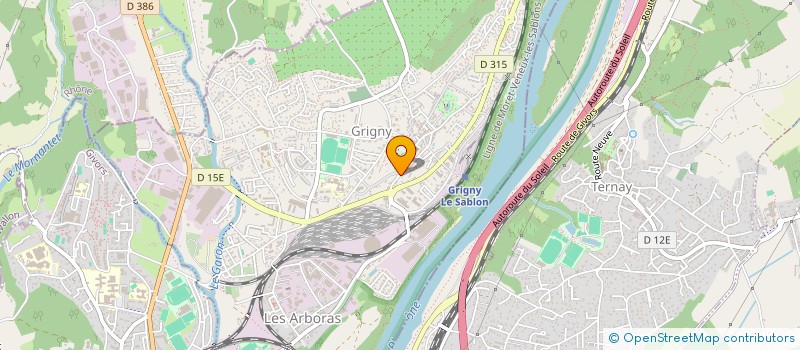 localisation de l'entreprise SCI JFC  GRIGNY