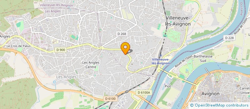 localisation de l'entreprise SCI JFC  VILLENEUVE-LES-AVIGNON