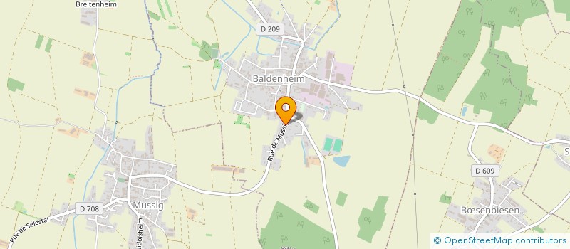 localisation de l'entreprise SCI JFC  BALDENHEIM