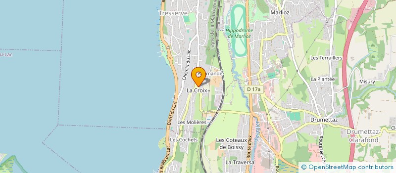 localisation de l'entreprise SCI JFCA  TRESSERVE