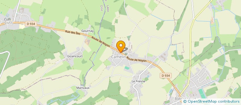 localisation de l'entreprise SCI JFCC IMMOBILIER  CAMELIN