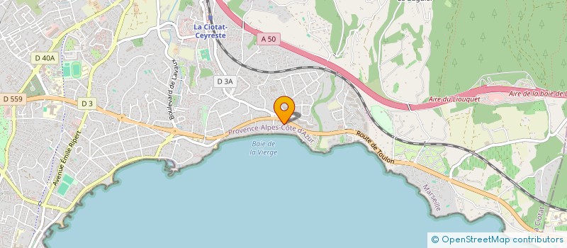 localisation de l'entreprise SCI JFD  LA CIOTAT