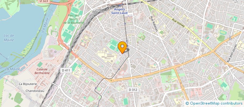 localisation de l'entreprise SCI JFD à ANGERS