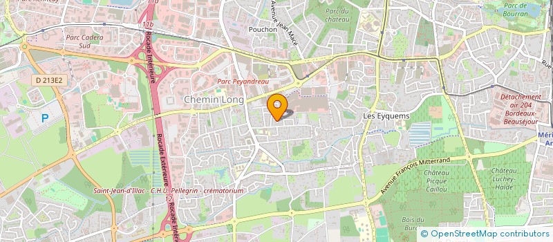 localisation de l'entreprise SCI JFD  MERIGNAC