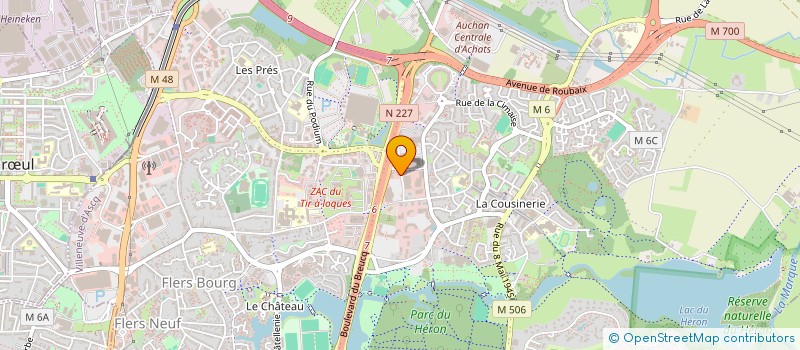 localisation de l'entreprise SCI JFDC à CAMPHIN-EN-PEVELE