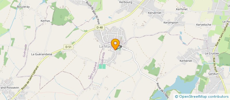 localisation de l'entreprise SCI JFE  GUERANDE