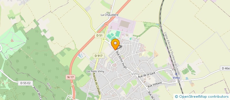 localisation de l'entreprise SCI JFEN à VIMY