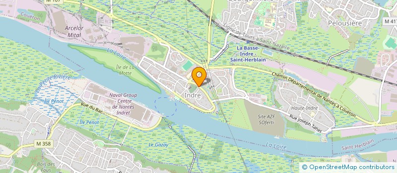 localisation de l'entreprise SCI JFG  INDRE