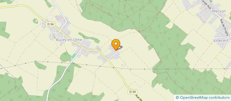 localisation de l'entreprise SCI JFG  BUCEY-EN-OTHE