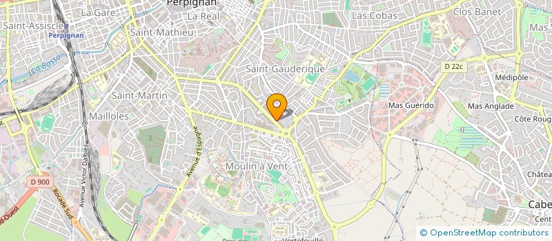 localisation de l'entreprise SCI JFGN  PERPIGNAN