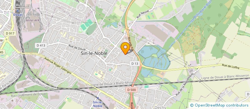 localisation de l'entreprise SCI JFHL IMMO  SIN-LE-NOBLE