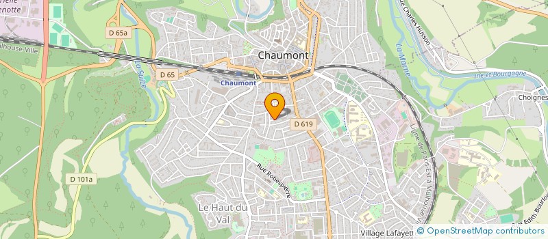 localisation de l'entreprise SCI JFI à CHAUMONT