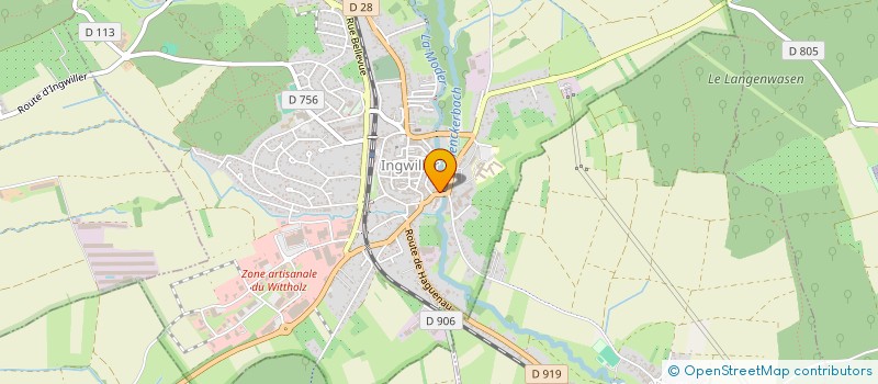 localisation de l'entreprise SCI JFK  INGWILLER