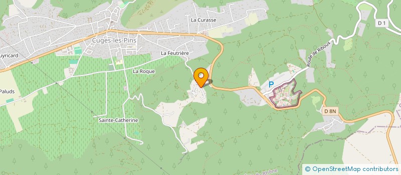 localisation de l'entreprise SCI JFK  CUGES-LES-PINS