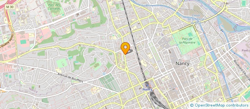 localisation de l'entreprise SCI JFK  NANCY