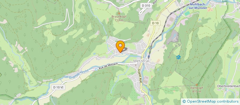 localisation de l'entreprise SCI JFK  METZERAL