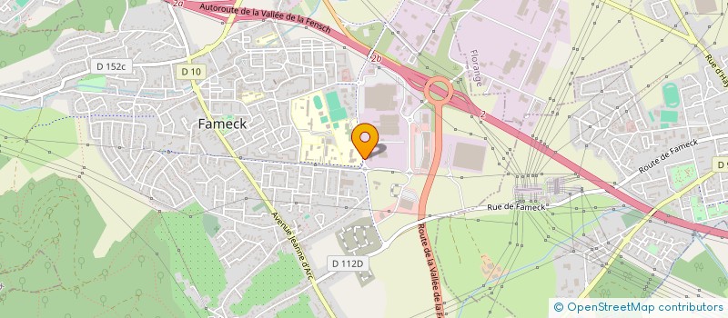 localisation de l'entreprise SCI JFK IMMO  FAMECK