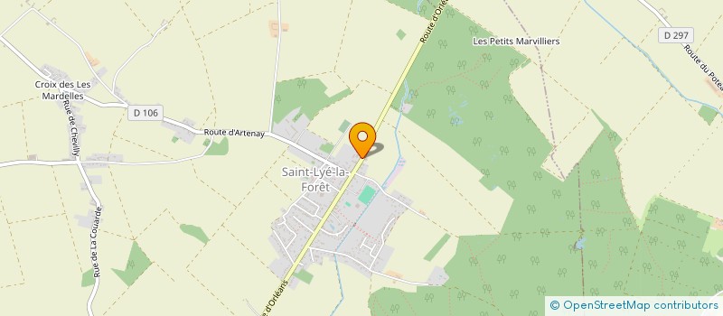 localisation de l'entreprise SCI JFKA  SAINT-LYE-LA-FORET