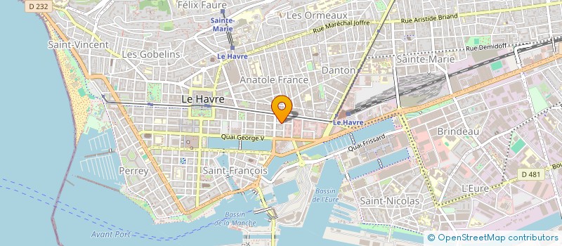 localisation de l'entreprise SCI JFL à LE HAVRE