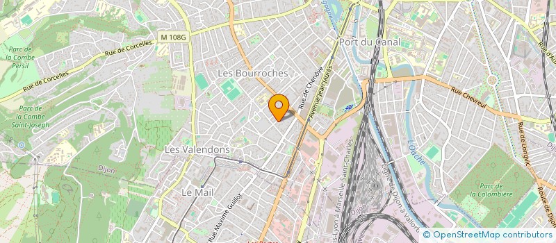 localisation de l'entreprise SCI JFL  DIJON