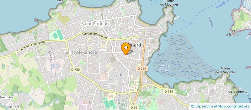 localisation de l'entreprise SCI JFL EMERAUDE  DINARD