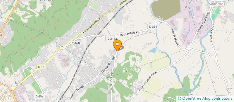 localisation de l'entreprise SCI JFLS  SAINT-PRIVAT-DES-VIEUX