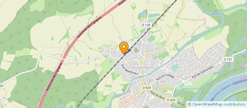 localisation de l'entreprise SCI JFM1  DRUSENHEIM