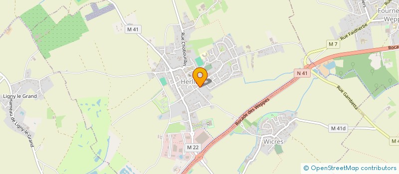 localisation de l'entreprise SCI JFMLOLI4  HERLIES