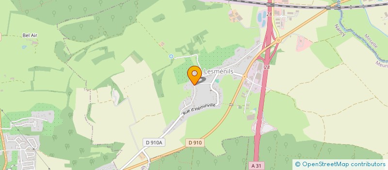 localisation de l'entreprise SCI JFNG  LESMENILS