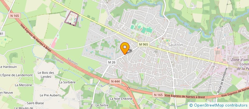 localisation de l'entreprise SCI JFO IMMOBILIER à SAUTRON