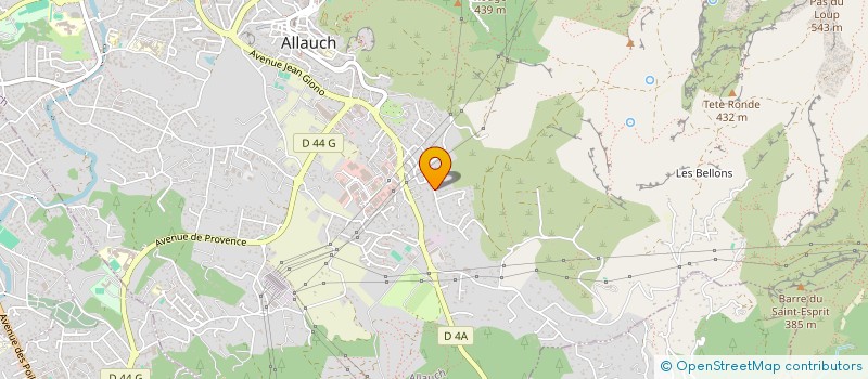 localisation de l'entreprise SCI JFP  ALLAUCH