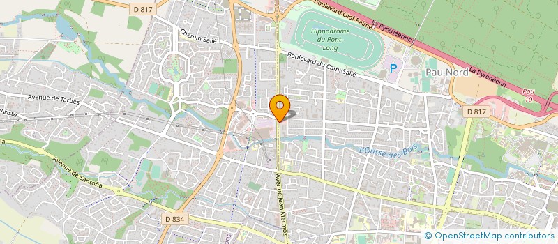 localisation de l'entreprise SCI JFP à PAU
