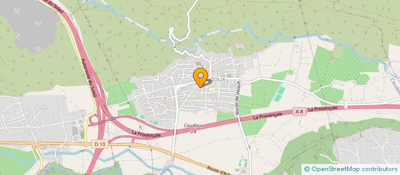 localisation de l'entreprise SCI JFP  COUDOUX