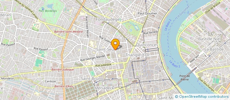 localisation de l'entreprise SCI JFPB  BORDEAUX