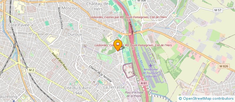localisation de l'entreprise SCI JFR PARIS à TOULOUSE