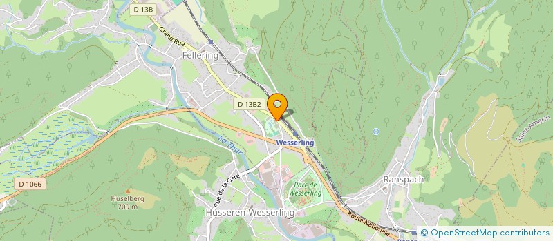 localisation de l'entreprise SCI JFS  HUSSEREN-WESSERLING