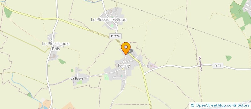 localisation de l'entreprise SCI JFSH DE LA BRIQUETERIE  IVERNY