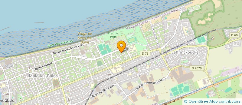 localisation de l'entreprise SCI JFSP à DUNKERQUE