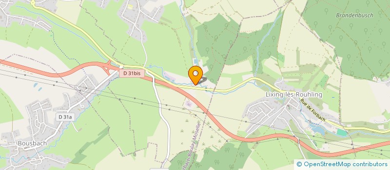 localisation de l'entreprise SCI JFV  KERBACH