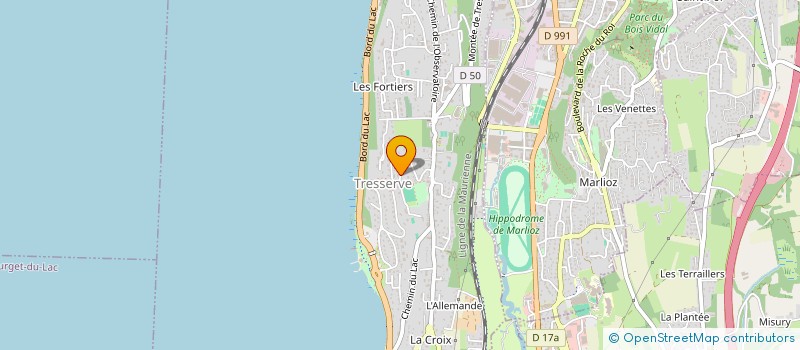 localisation de l'entreprise SCI JG  TRESSERVE