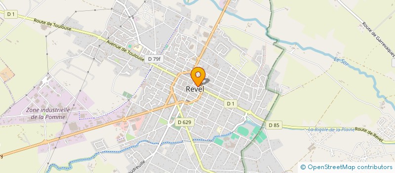 localisation de l'entreprise SCI JG  REVEL