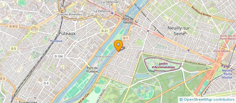 localisation de l'entreprise SCI JG à NEUILLY-SUR-SEINE