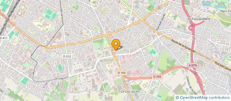 localisation de l'entreprise SCI JGA à ANGERS