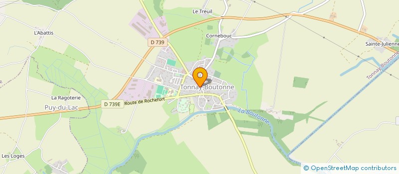 localisation de l'entreprise SCI JGB HERVE  ARCHINGEAY