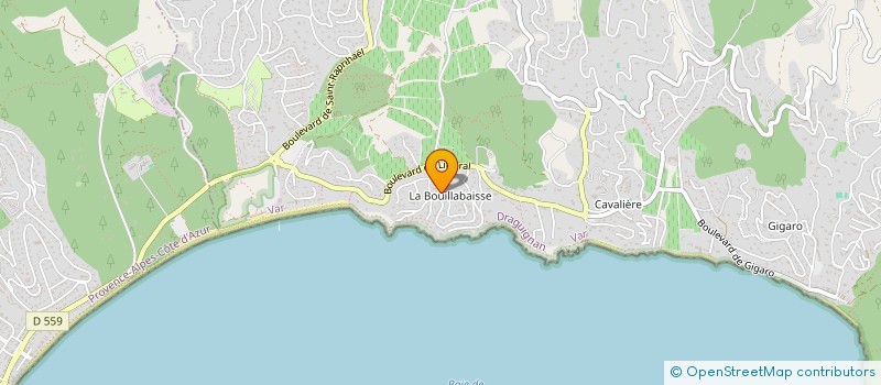 localisation de l'entreprise SCI JGFG  LA CROIX-VALMER