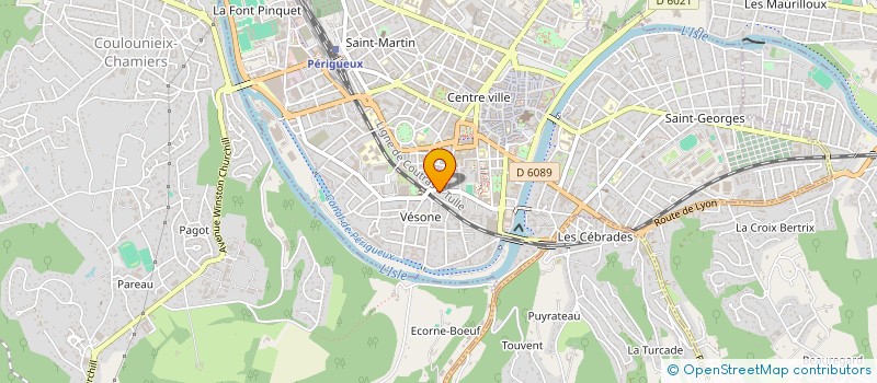 localisation de l'entreprise SCI JGFM VESONE à PERIGUEUX