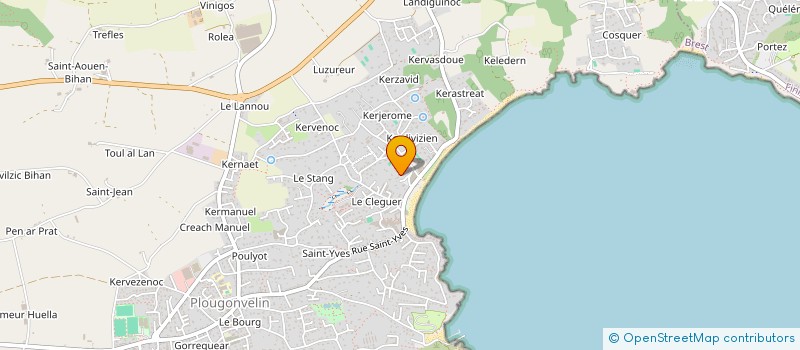 localisation de l'entreprise SCI JGG  PLOUGONVELIN