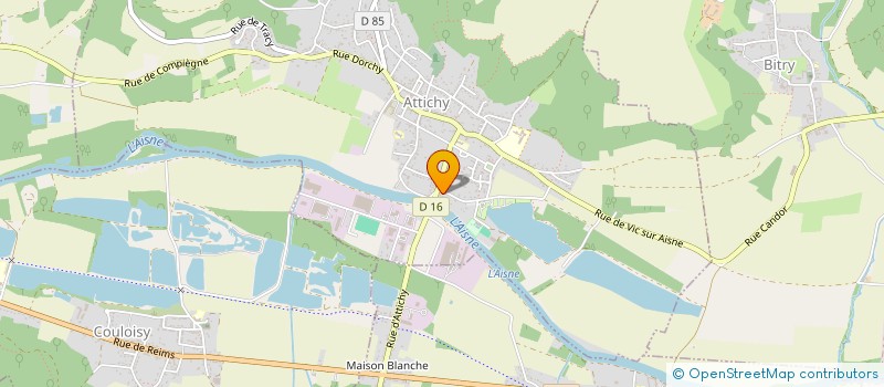 localisation de l'entreprise SCI JGGT  ATTICHY