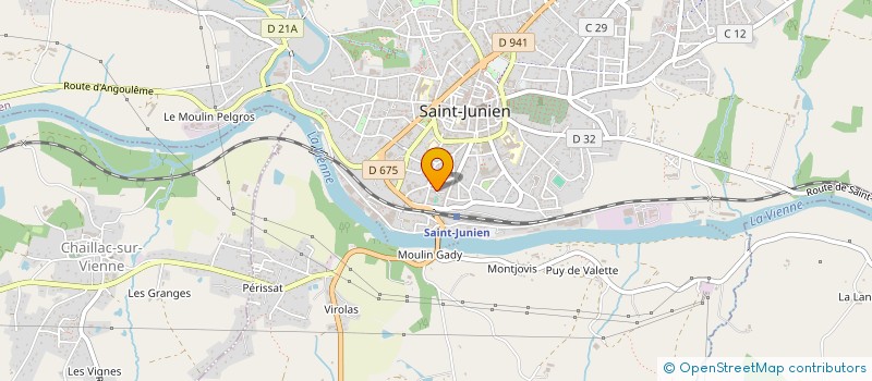 localisation de l'entreprise SCI JGL à SAINT-JUNIEN
